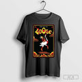 Official Goose Sep 15 2024 Red Vibrant Music Hall Tour Poster