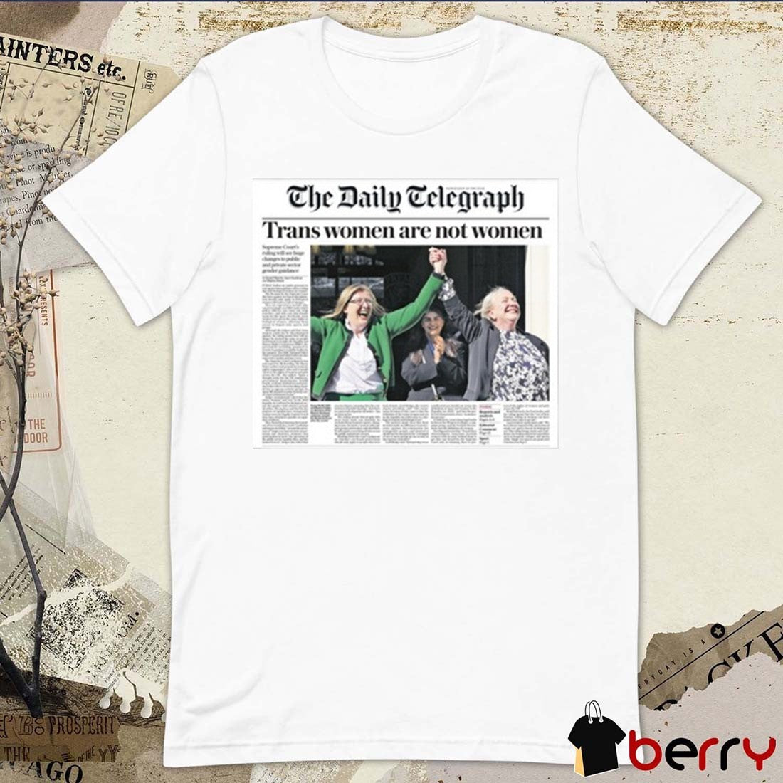 Graham Linehan Wearing The Daily Telegraph Trans Women Are Not Women New t-shirt