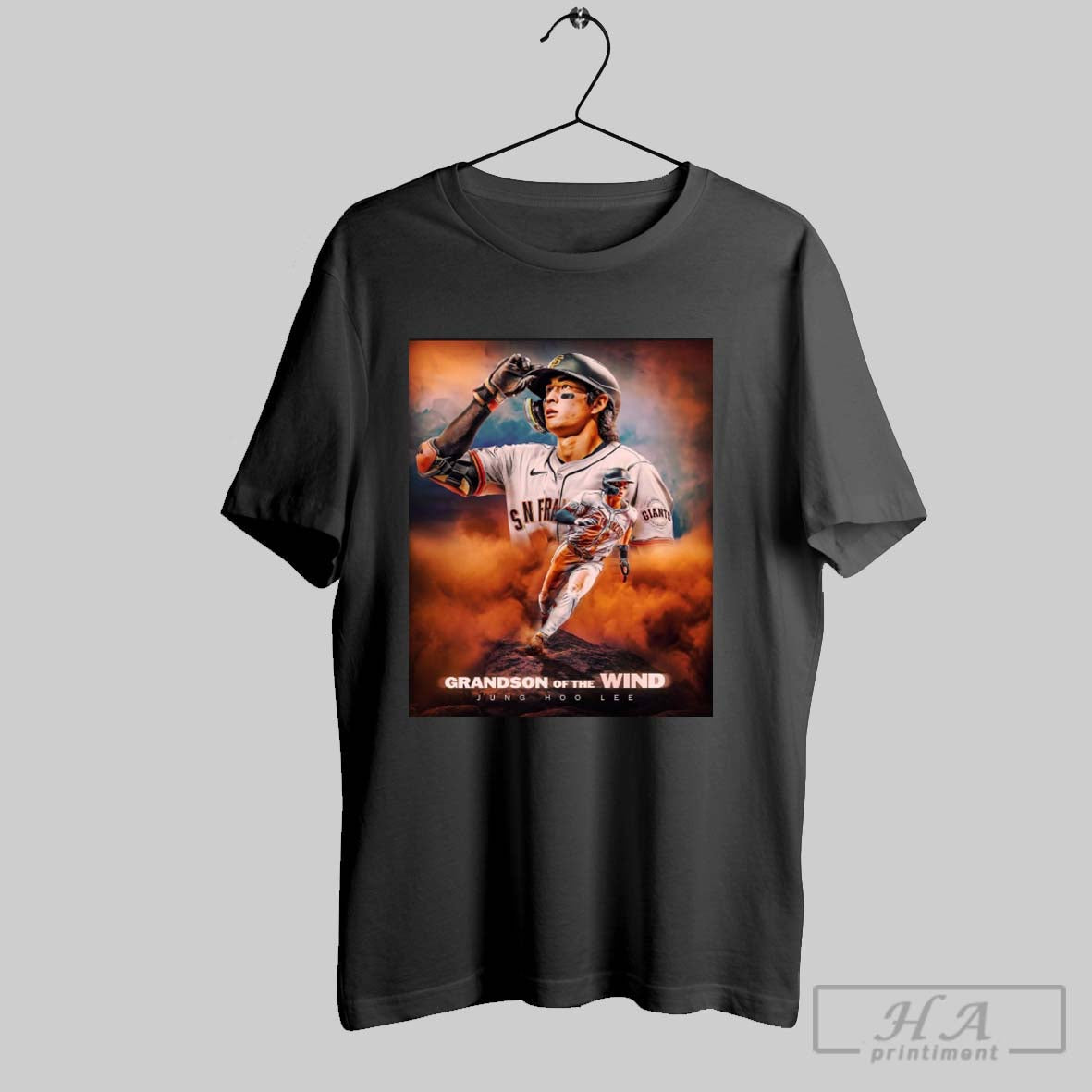 Official Grandson Of The Wind Jung Hoo Lee San Francisco Giants Baseball Poster