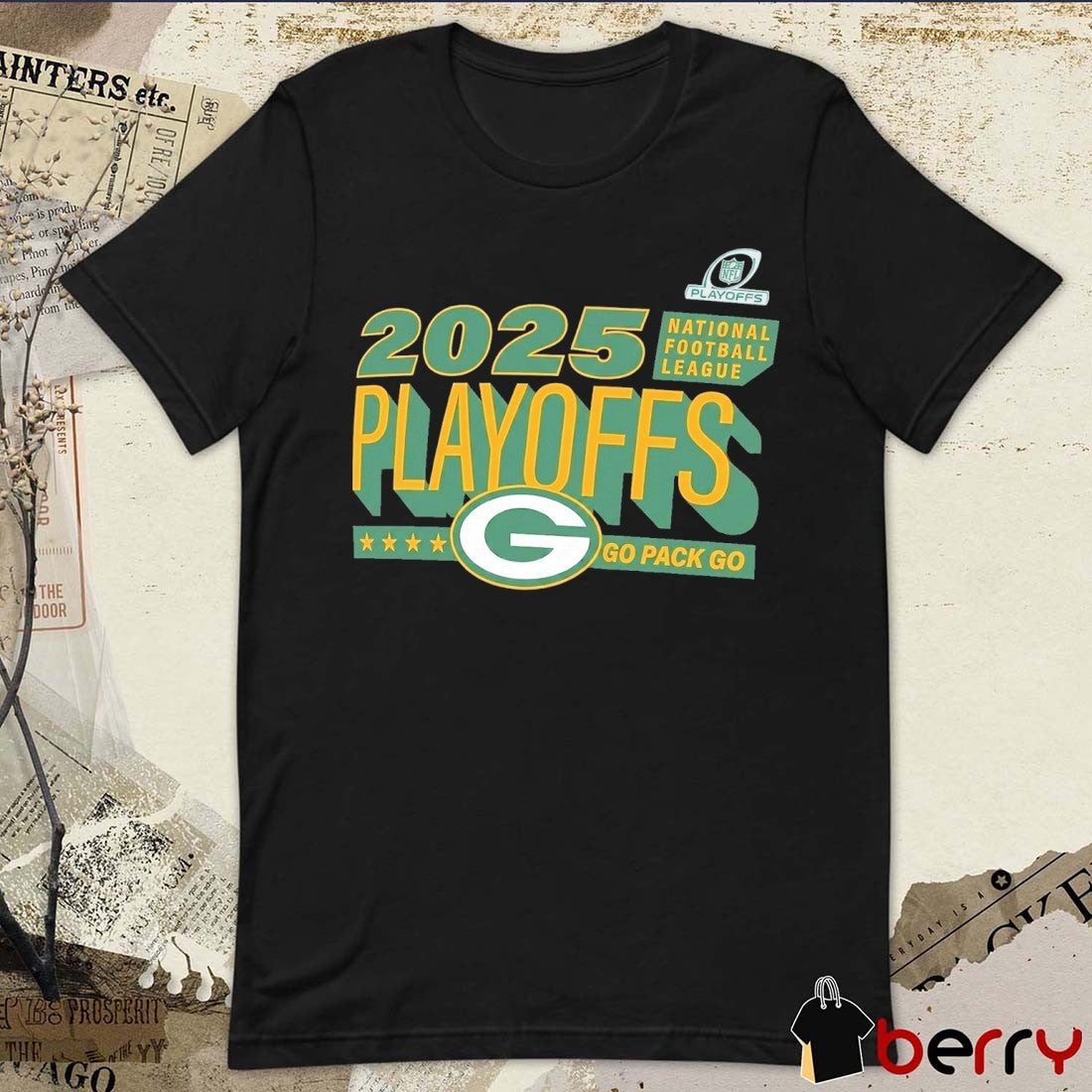 Green Bay Packers 2025 National Football League Playoffs Ready Go Pack Go t-shirt