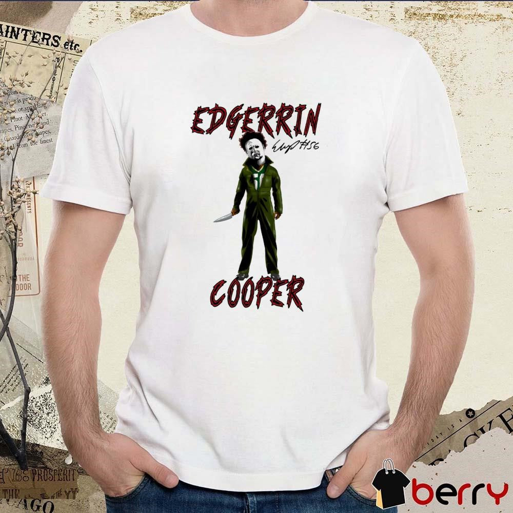 Green Bay Packers NFL Edgerrin Cooper #56 Signature Halloween Michael Myers t-shirt