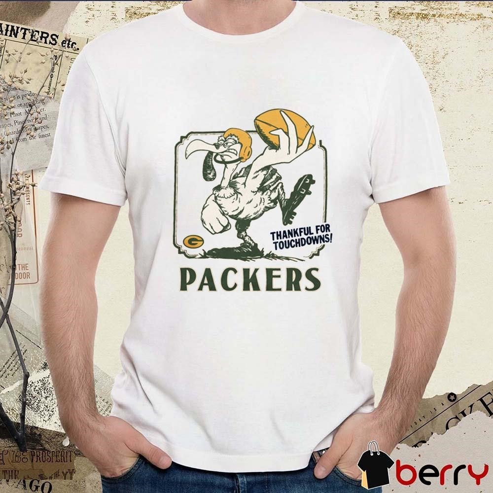 Green Bay Packers NFL Thankful For Touchdowns t-shirt