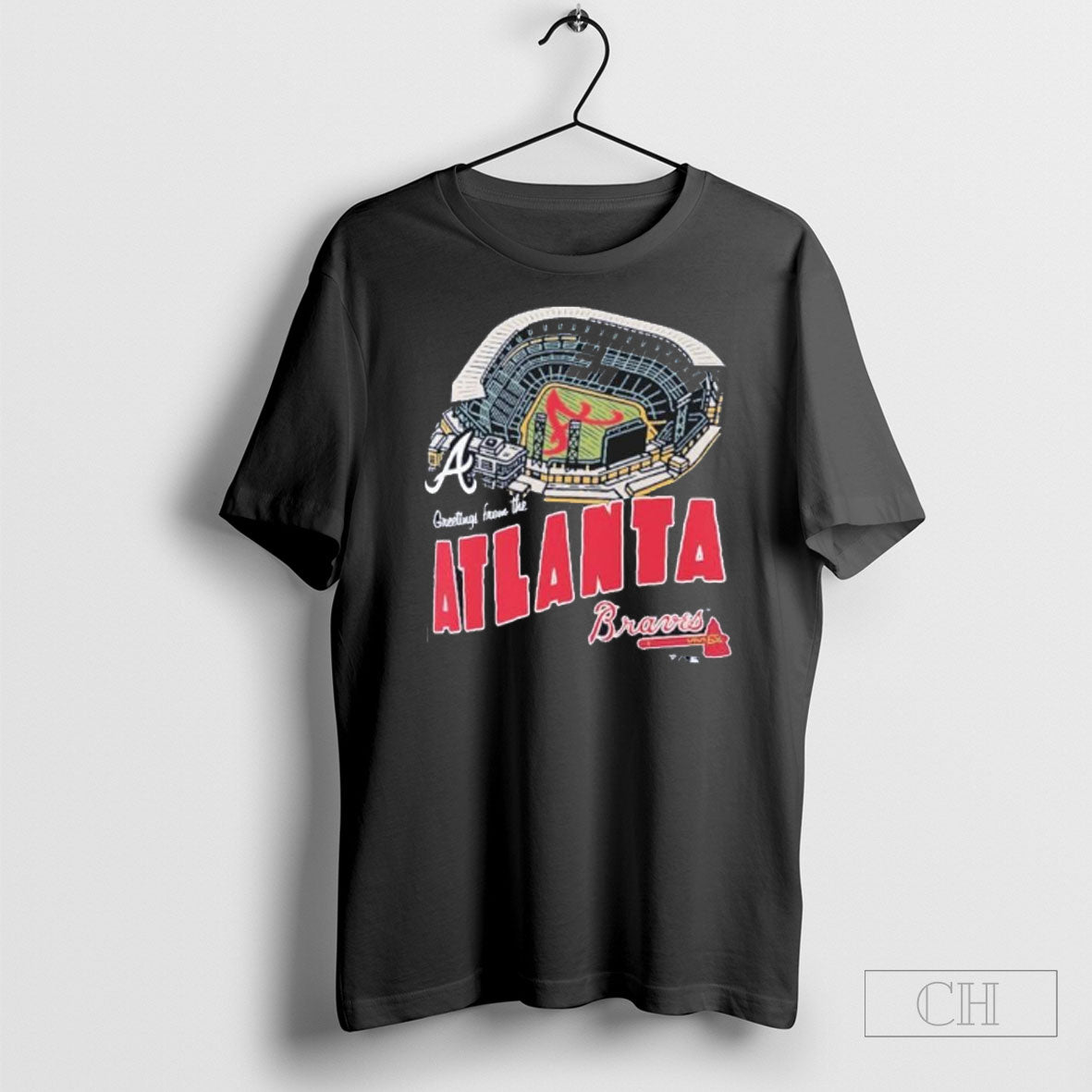 Official Greetings From The Atlanta Braves Home Stadium T Sweater