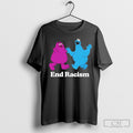 Official Grimace And Cookies Monster End Racism Sweater