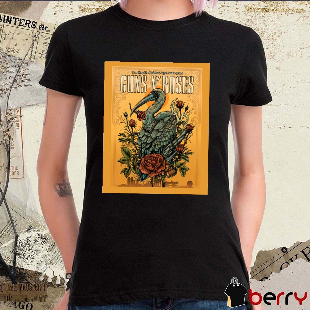 Guns N’ Roses Tues May 27 2025 Abu Dhabi UAE Etihad Arena Poster t-shirt