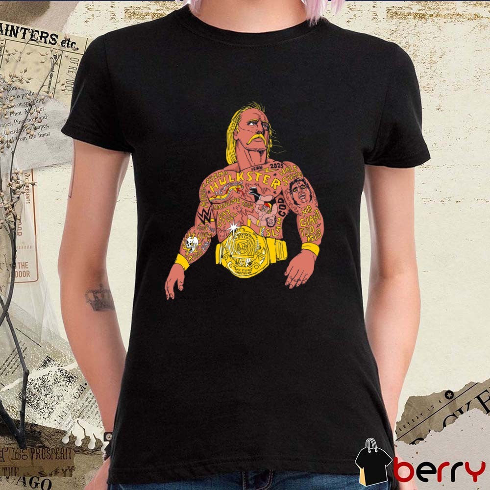 Half Sumo RIP Hulk Hogan Legend Hulkster No Giant Too Big Slam God Art 2025 t-shirt