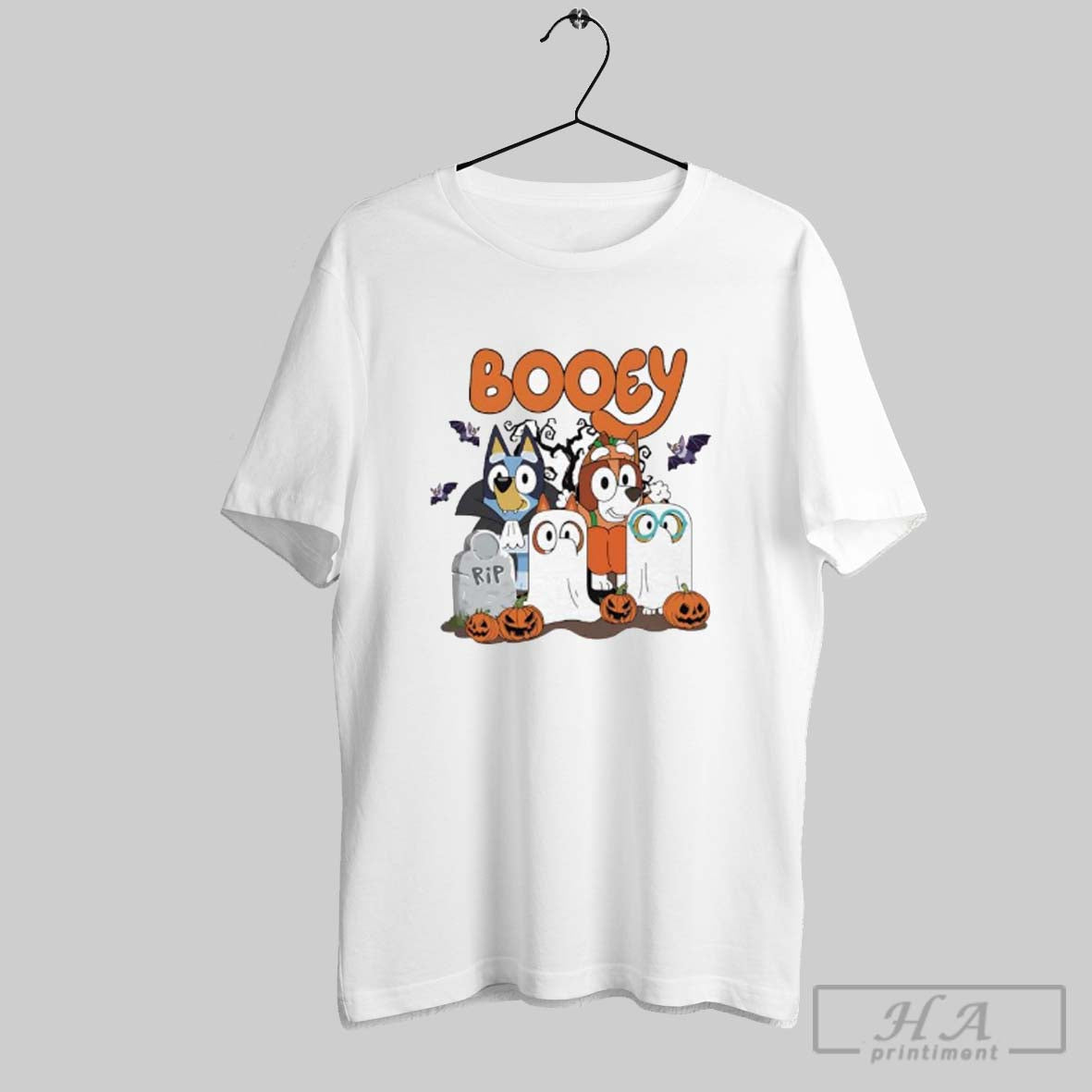 Official Happy Halloween Booey Rip Ghost Dog Ladies