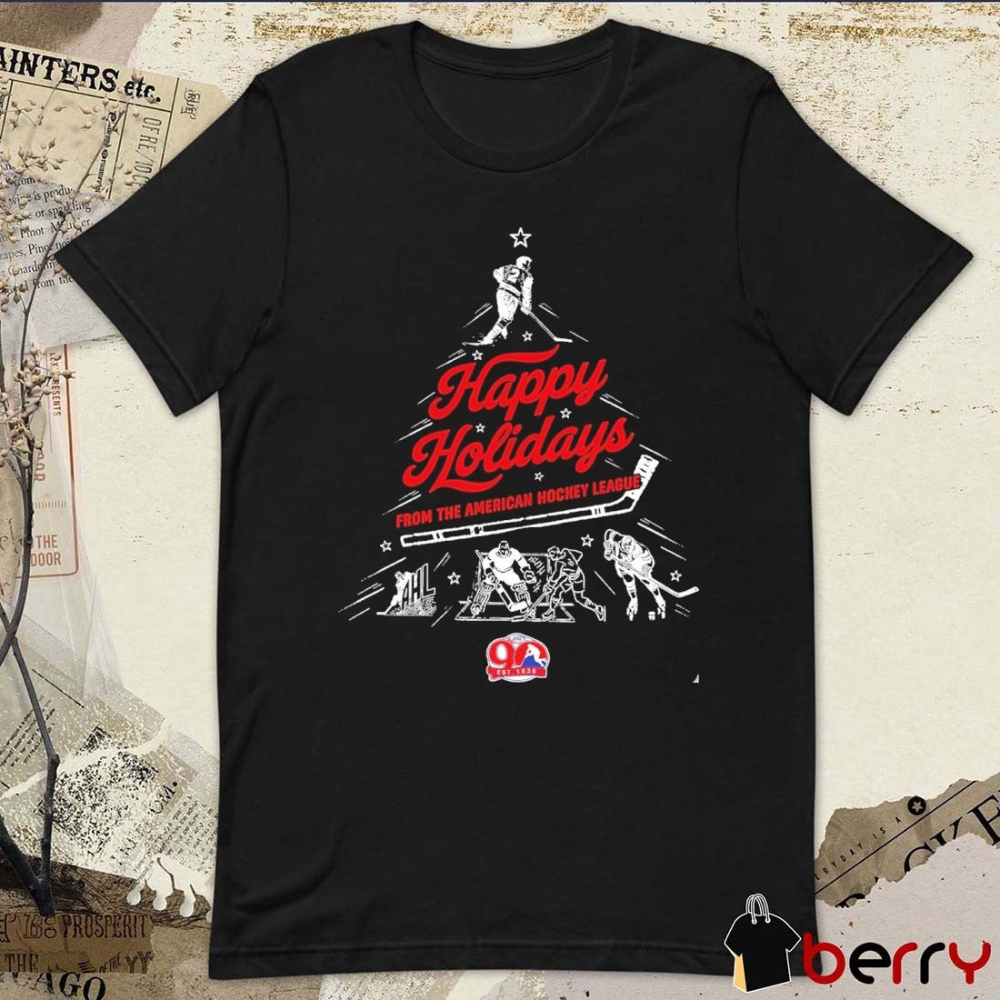 Happy Holidays From The American Hockey League AHL Family t-shirt