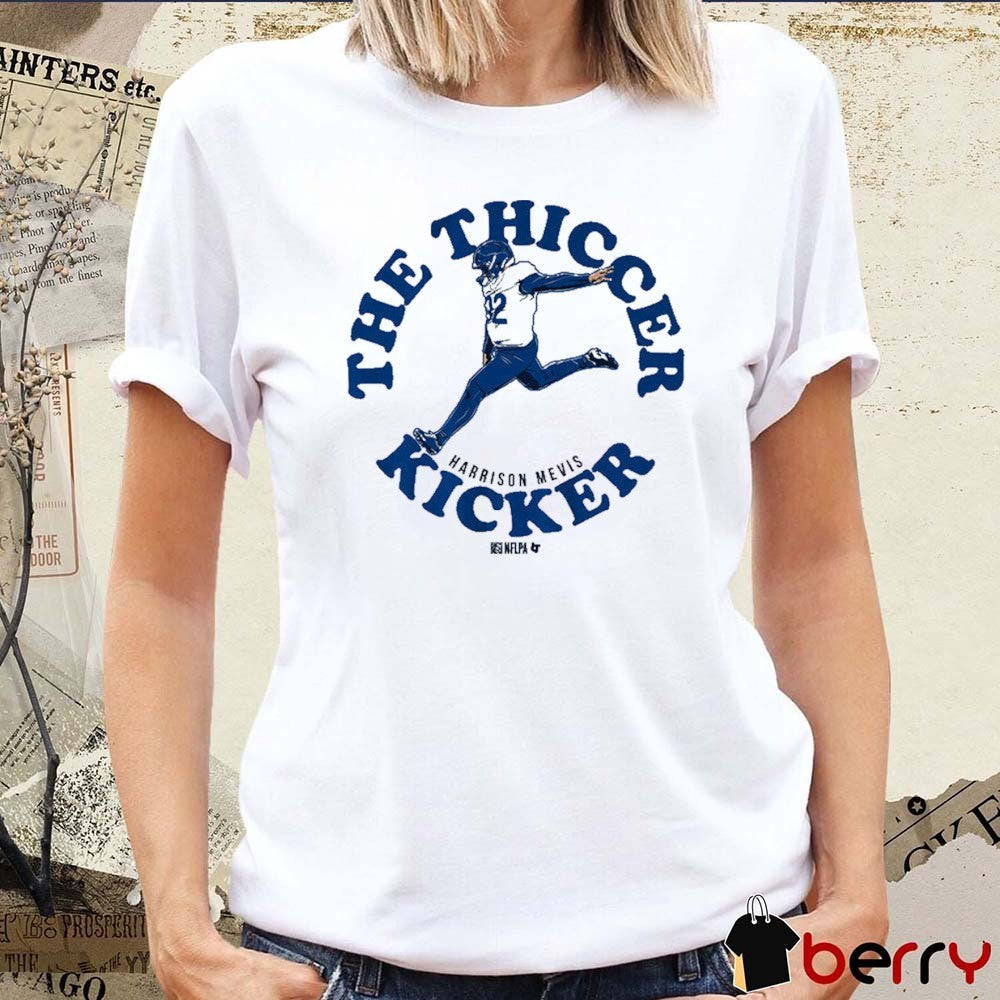 Harrison Mevis The Thiccer Kicker Los Angeles Rams NFL t-shirt