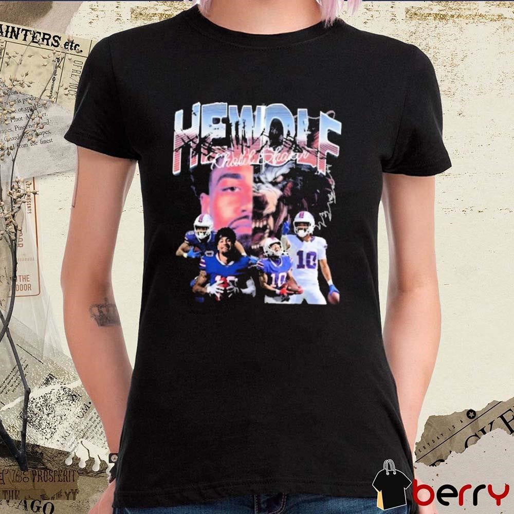 HeWolf Khalil Shakir Buffalo Bills NFL Graphic t-shirt