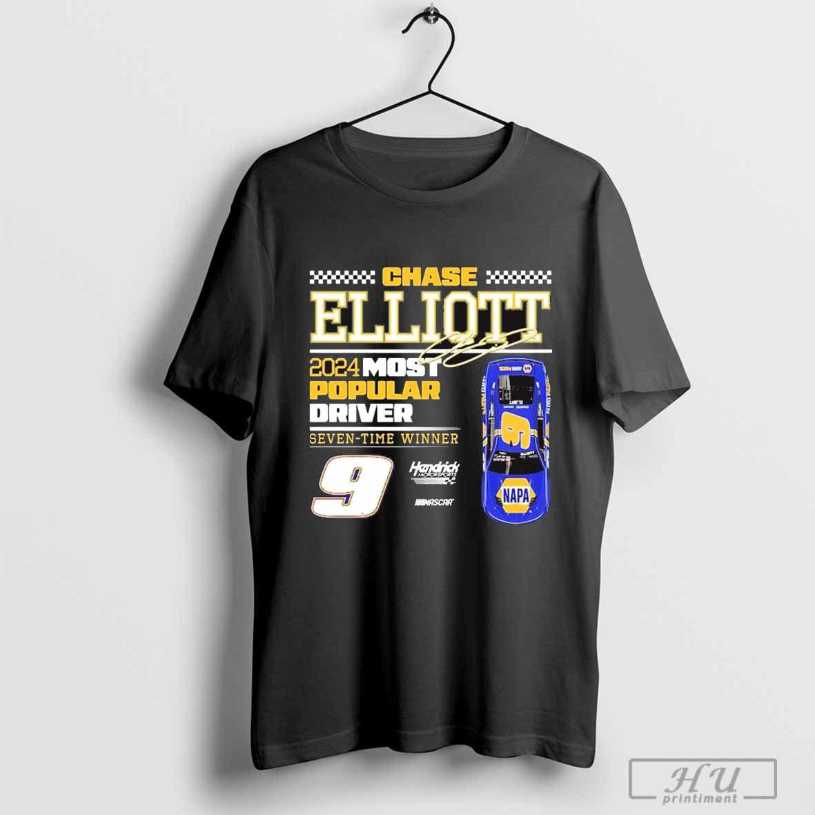 Hendrick Motorsports Team Chase Elliott Nascar 2024 Most Popular Driver Seven Time Winner Signature