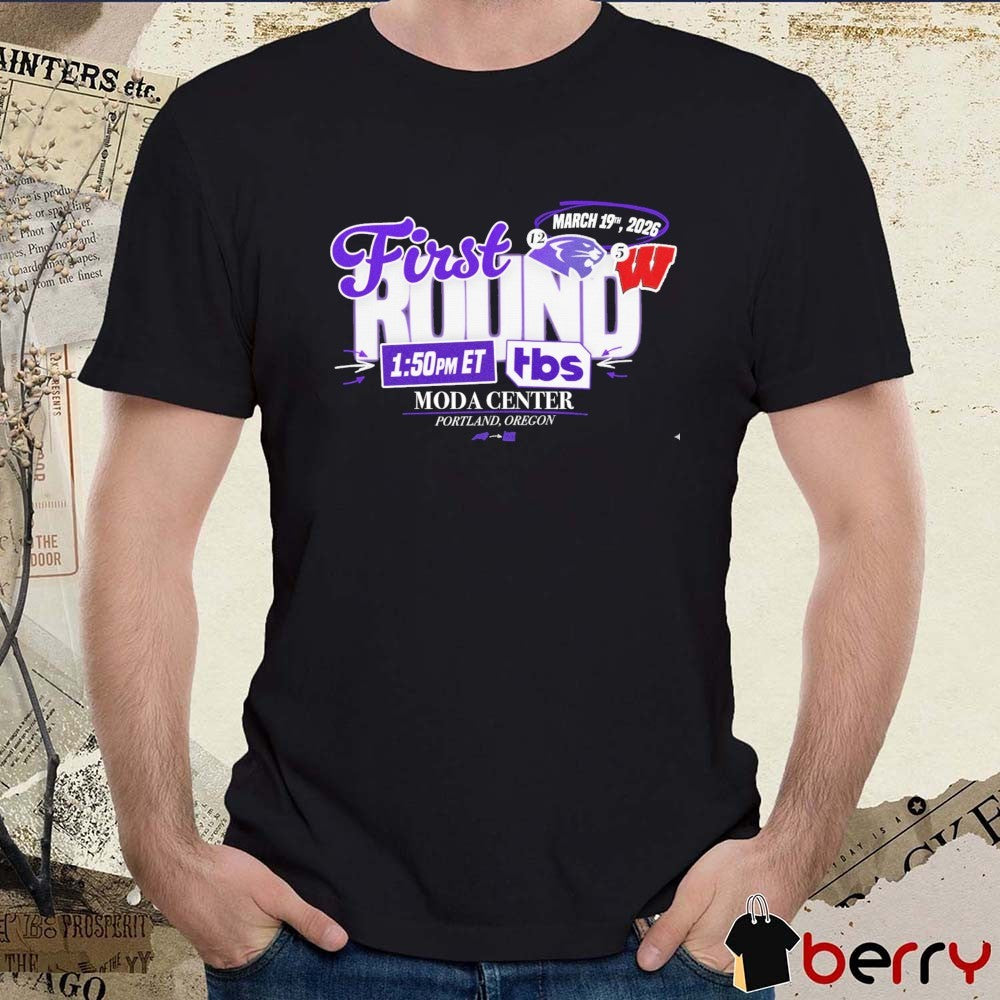 High Point Vs Wisconsin First Round Moda Center Portland Oregon 2026 t-shirt