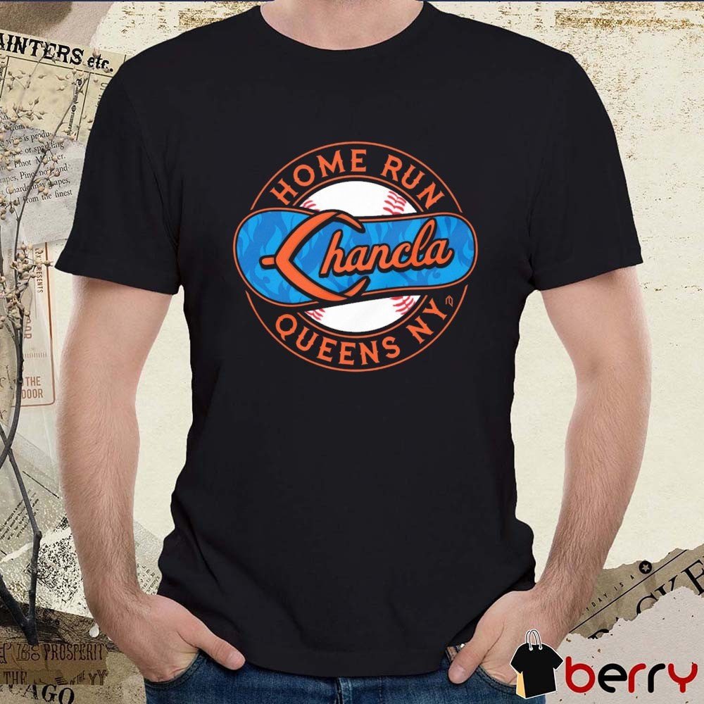 Home Run Chancla Queens NY New York Mets MLB Baseball 2025 t-shirt