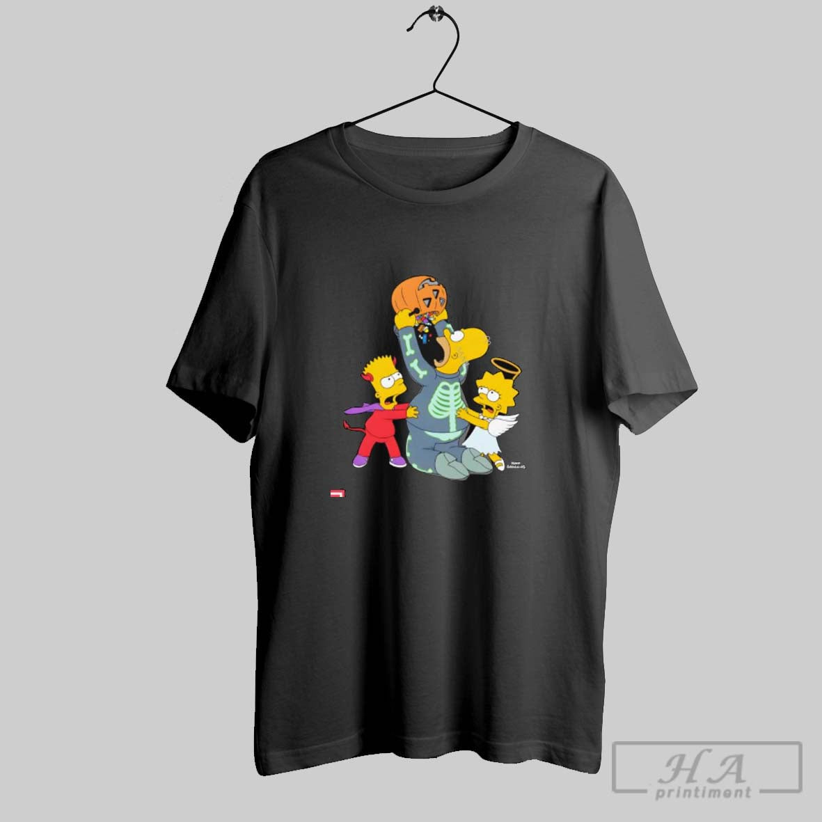 Official Homer Simpson X Bart Simpson X Lisa Simpson Halloween
