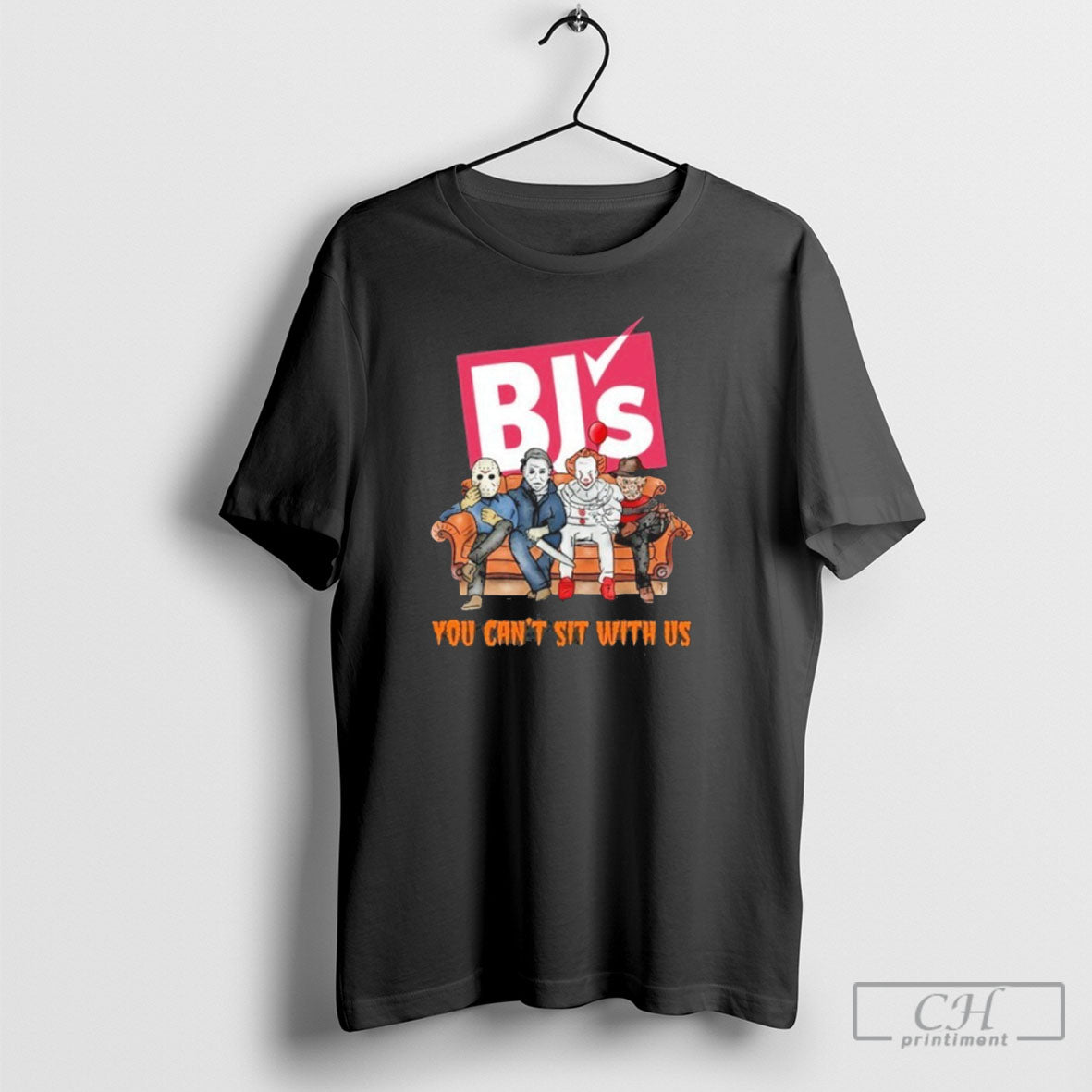 Official Horror Film You Cant Sit With Us Bjs Wholesale Club Logo Shirt