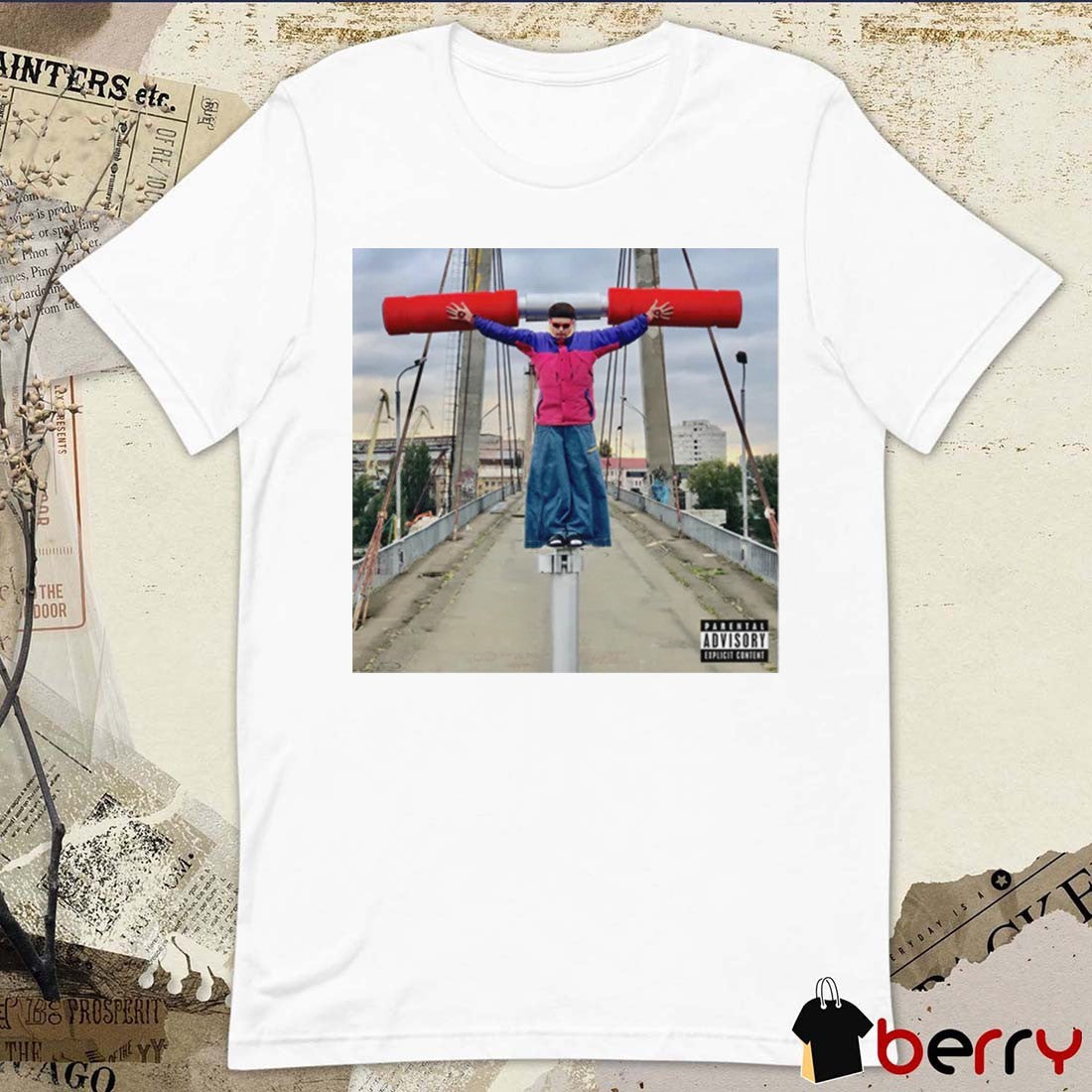 Hurt Oliver Tree Cover Art Atlantic Recording Corporation 1993-2026 t-shirt