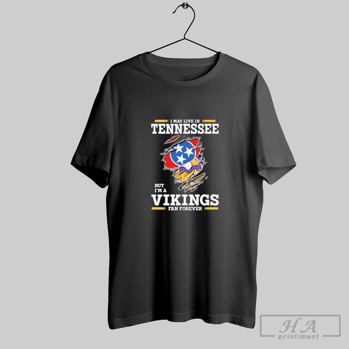 Official I May Live In Tennessee But Im A Vikings Fan Forever