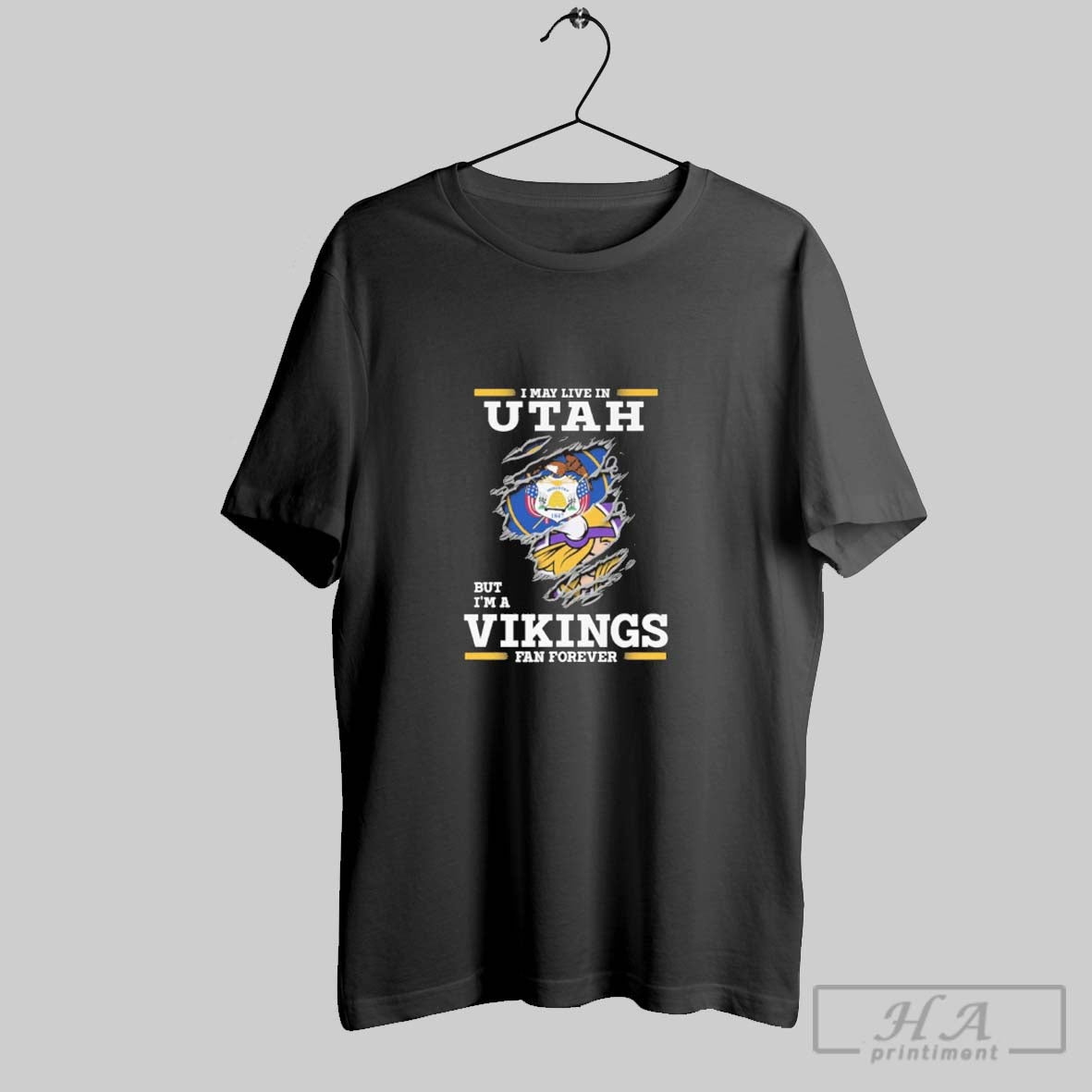 Official I May Live In Utah But Im A Vikings Fan Forever