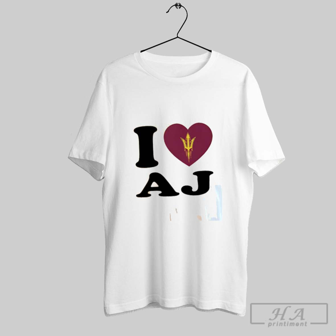 Official I Love Aj Aaron Ia Arizona State Sun Devils