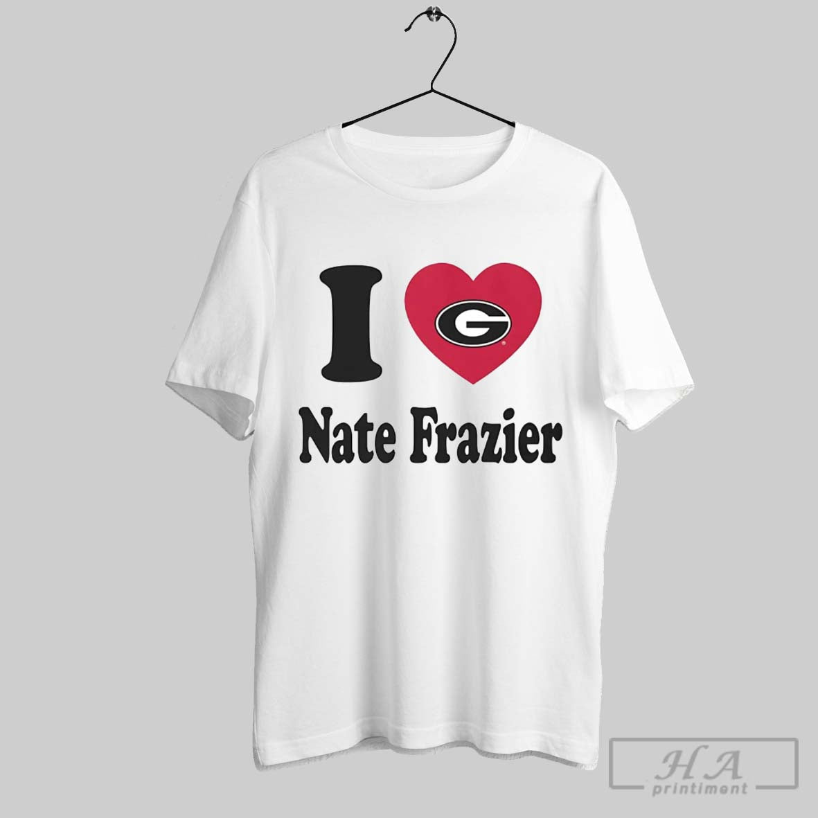 Official I Love Nate Frazier Georgia Bulldogs