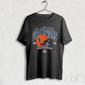 Official Illinois Fighting Illini Big 12 Football Conference Champions 2024 Helmet T Shirt