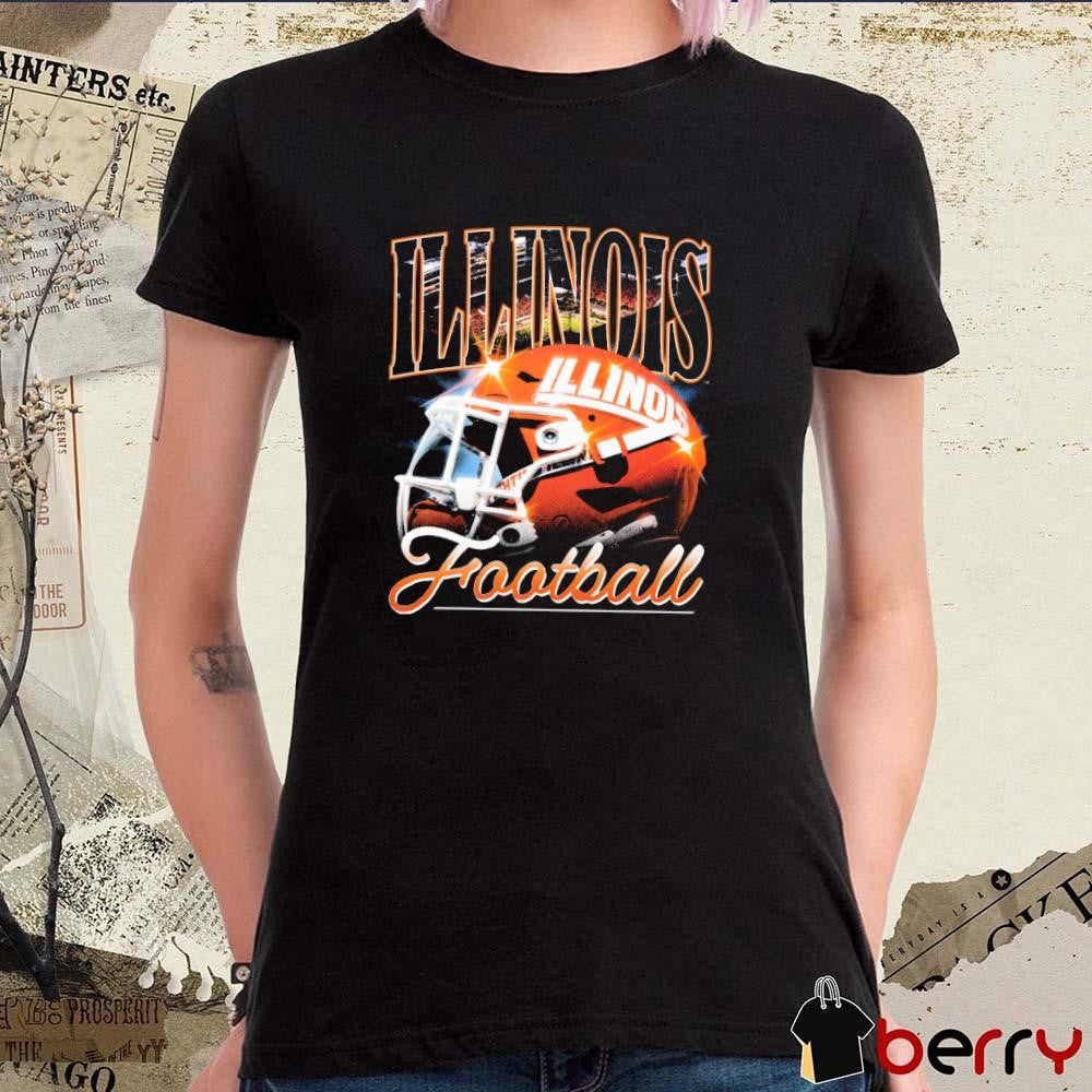 Illinois Football Helmet Vintage Traditions t-shirt
