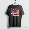 Official Im Just Here For The Holiday Hunks Christmas Sweater