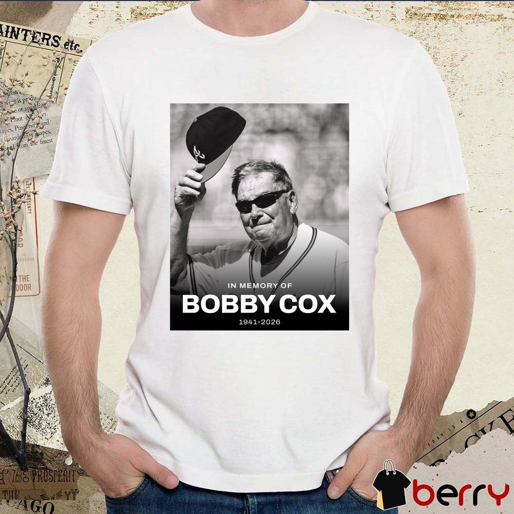 In Memory Of Bobby Cox 1941 – 2026 Atlanta Falcons Poster t-shirt