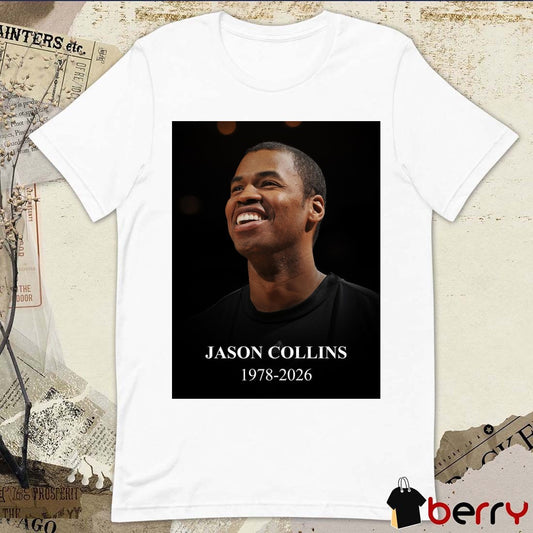 In Memory Of Jason Collins 1978 – 2026 NBA Poster t-shirt