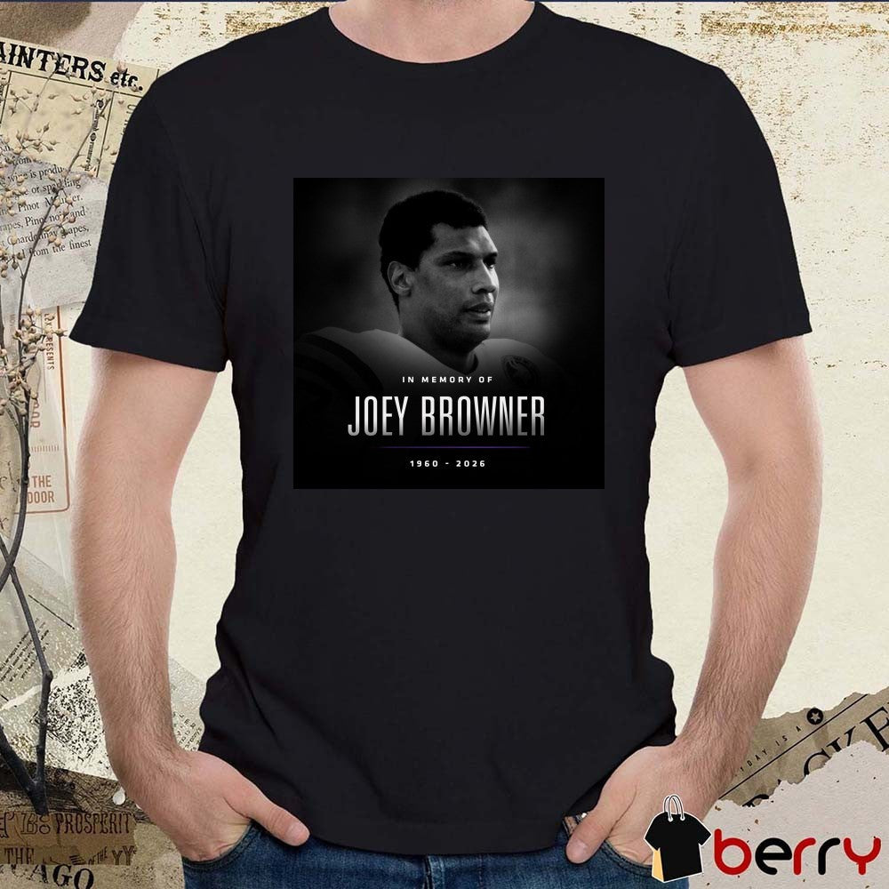 In Memory Of Joey Browner 1960 – 2026 Minnesota Vikings NFL Football Legend t-shirt