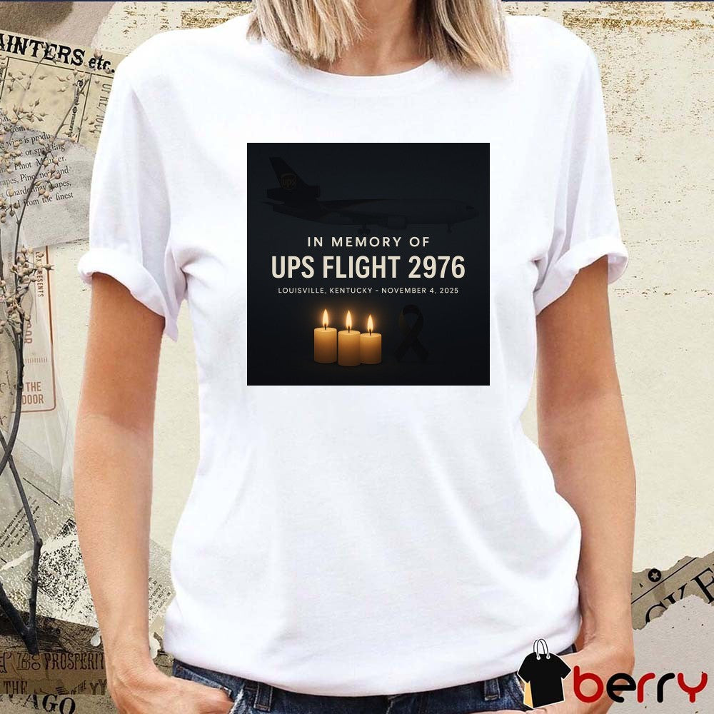 In Memory Of UPS Flight 2976 Louisville, Kentucky on November 4, 2025 Poster t-shirt