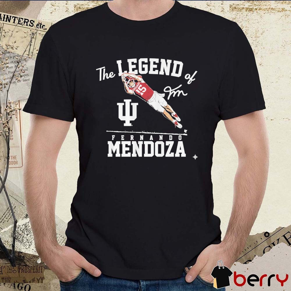 Indiana Hoosiers Football The Legend Of Fernando Mendoza Signature t-shirt