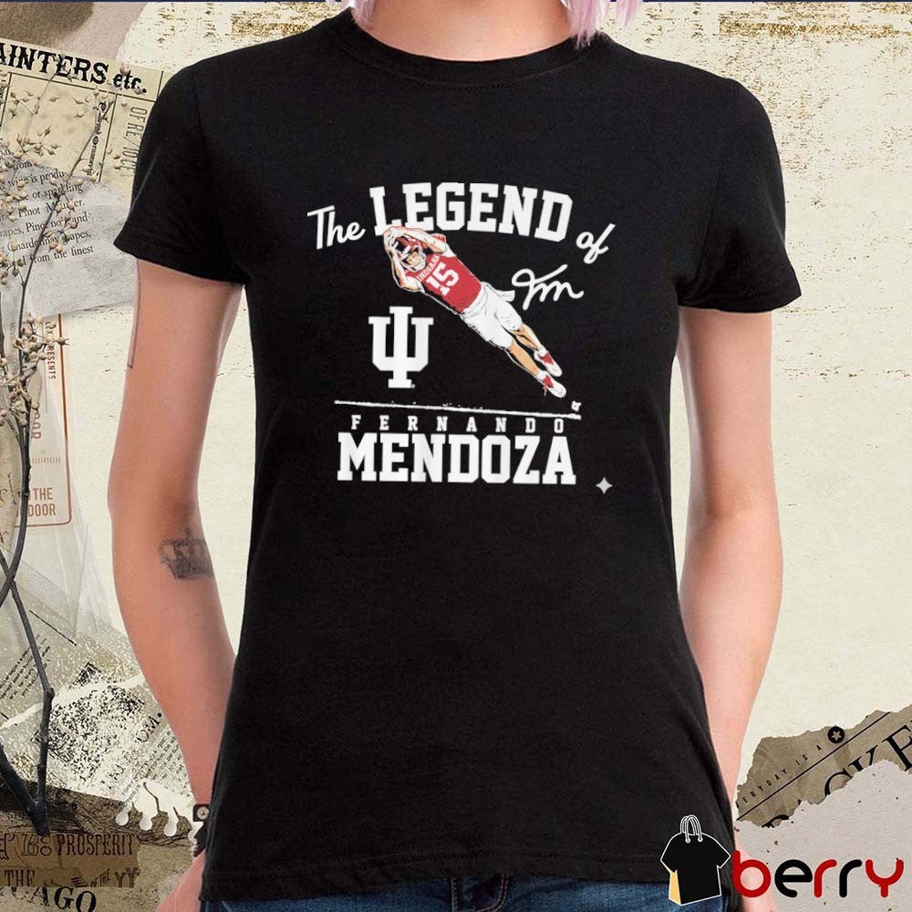 Indiana Hoosiers Football The Legend Of Fernando Mendoza Signature t-shirt