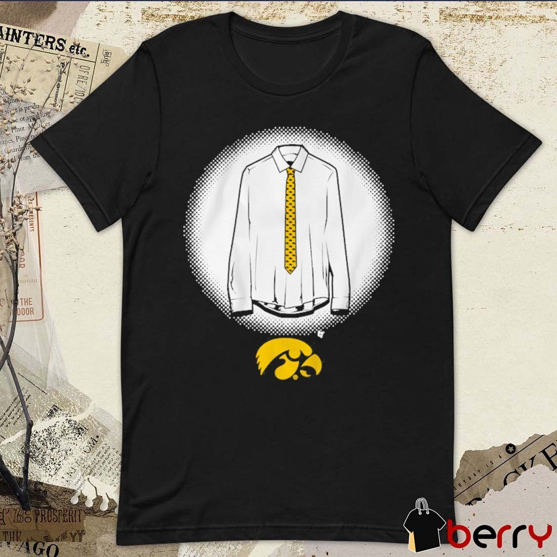 Iowa Hawkeyes Basketball Coach Ben McCollum Spotlight 2025 NCAA Big Ten Conference t-shirt