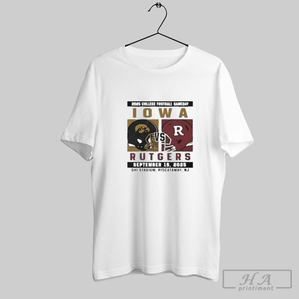 Official Iowa Hawkeyes Vs Rutgers Scarlet Knights Football College Football Gameday 2025