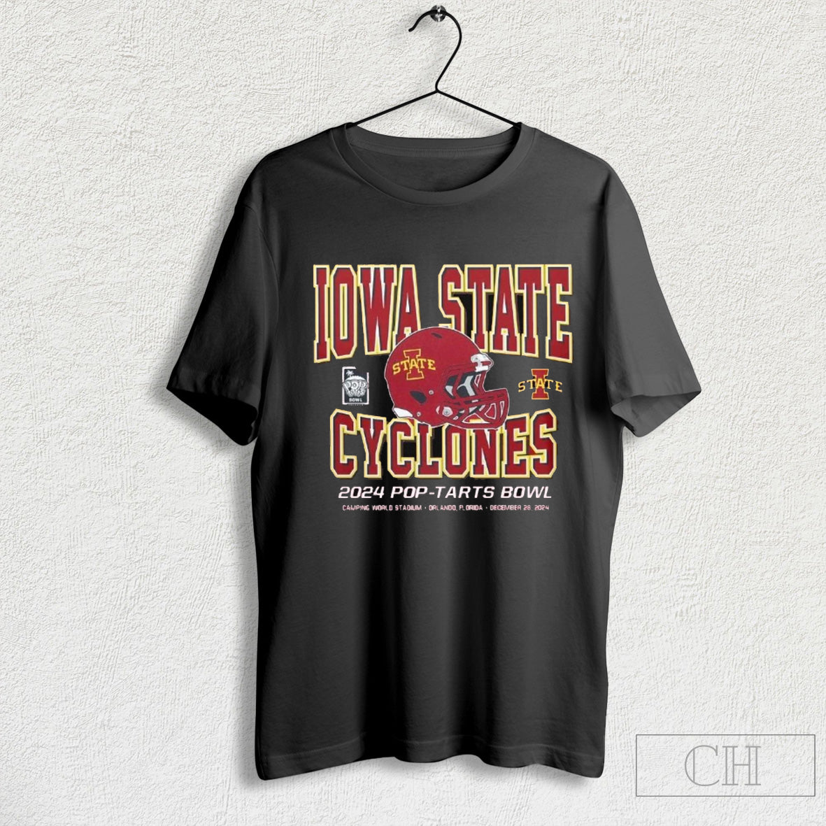 Official Iowa State Cyclones 2024 Pop Tarts Bowl Camping World Stadium Dec 28 2024 T Shirt