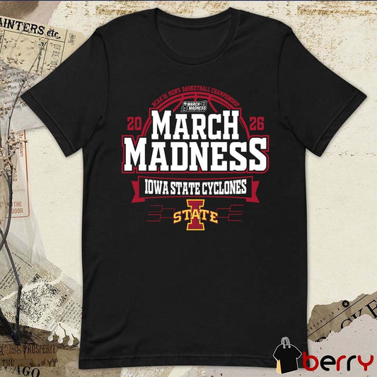 Iowa State Cyclones 2026 NCAA DI Men’s Basketball Championship March Madness t-shirt