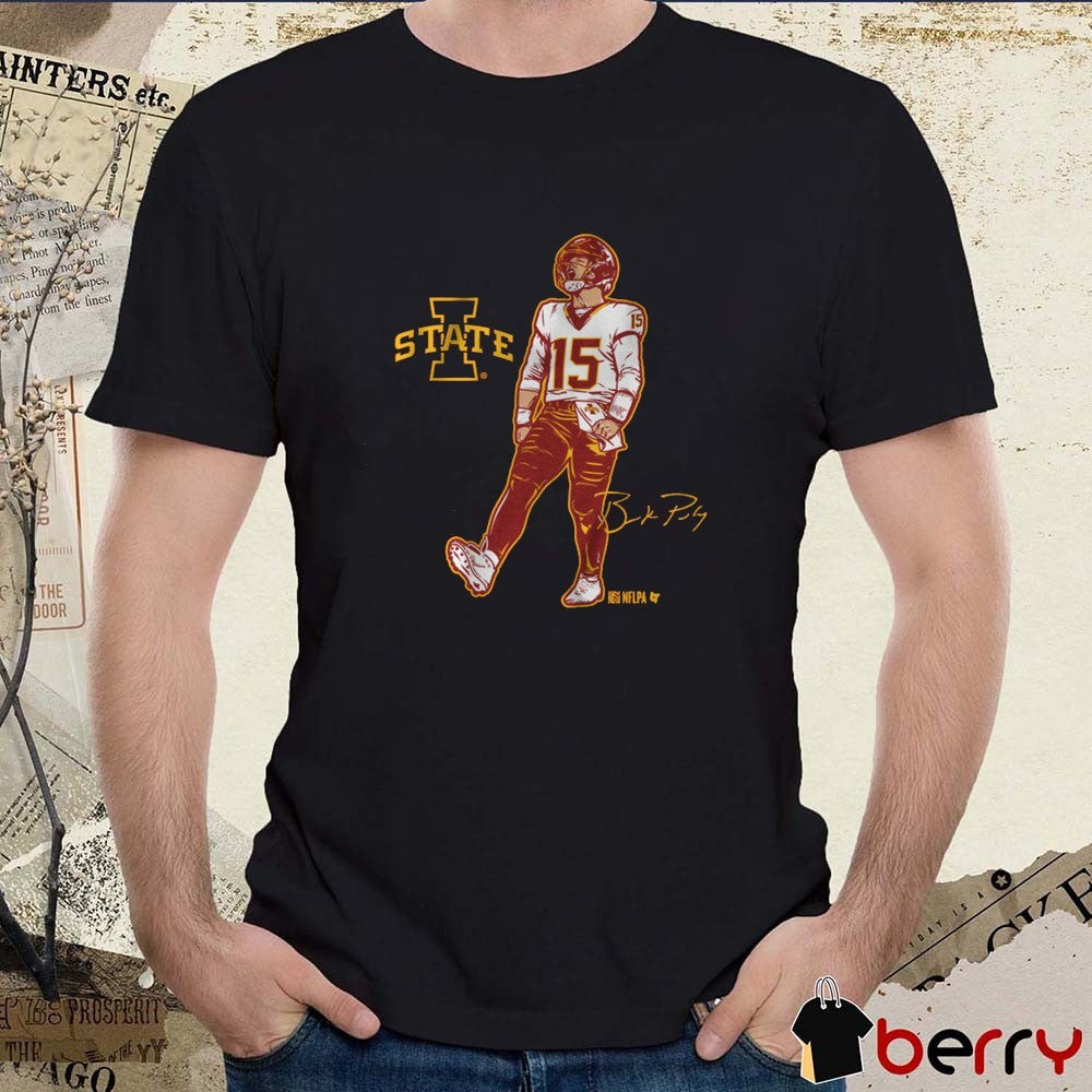 Iowa State Cyclones Football NCAA Brock Purdy Superstar Pose Signature t-shirt