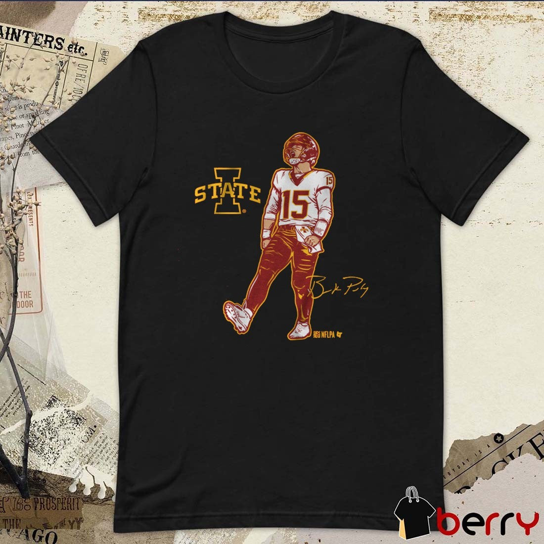 Iowa State Cyclones Football NCAA Brock Purdy Superstar Pose Signature t-shirt
