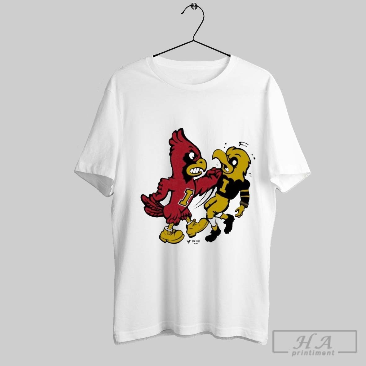 Official Iowa State Cyclones Knockout Beat Iowa Hawkeyes Mascot
