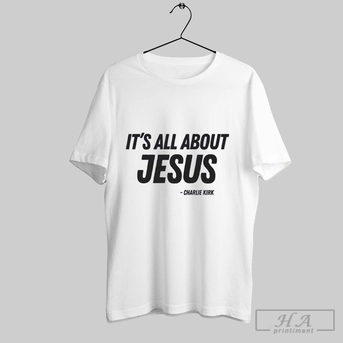 Official Its All About Jesus Stand With Charlie Kirk Support