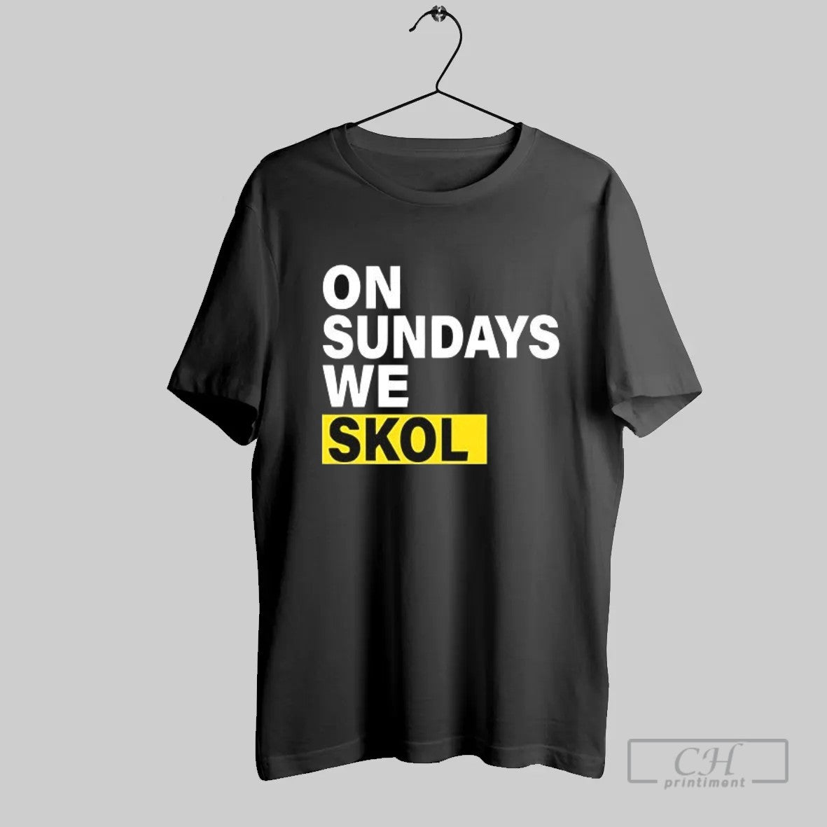 Official J J Mccarthy On Sundays We Skol T Shirt