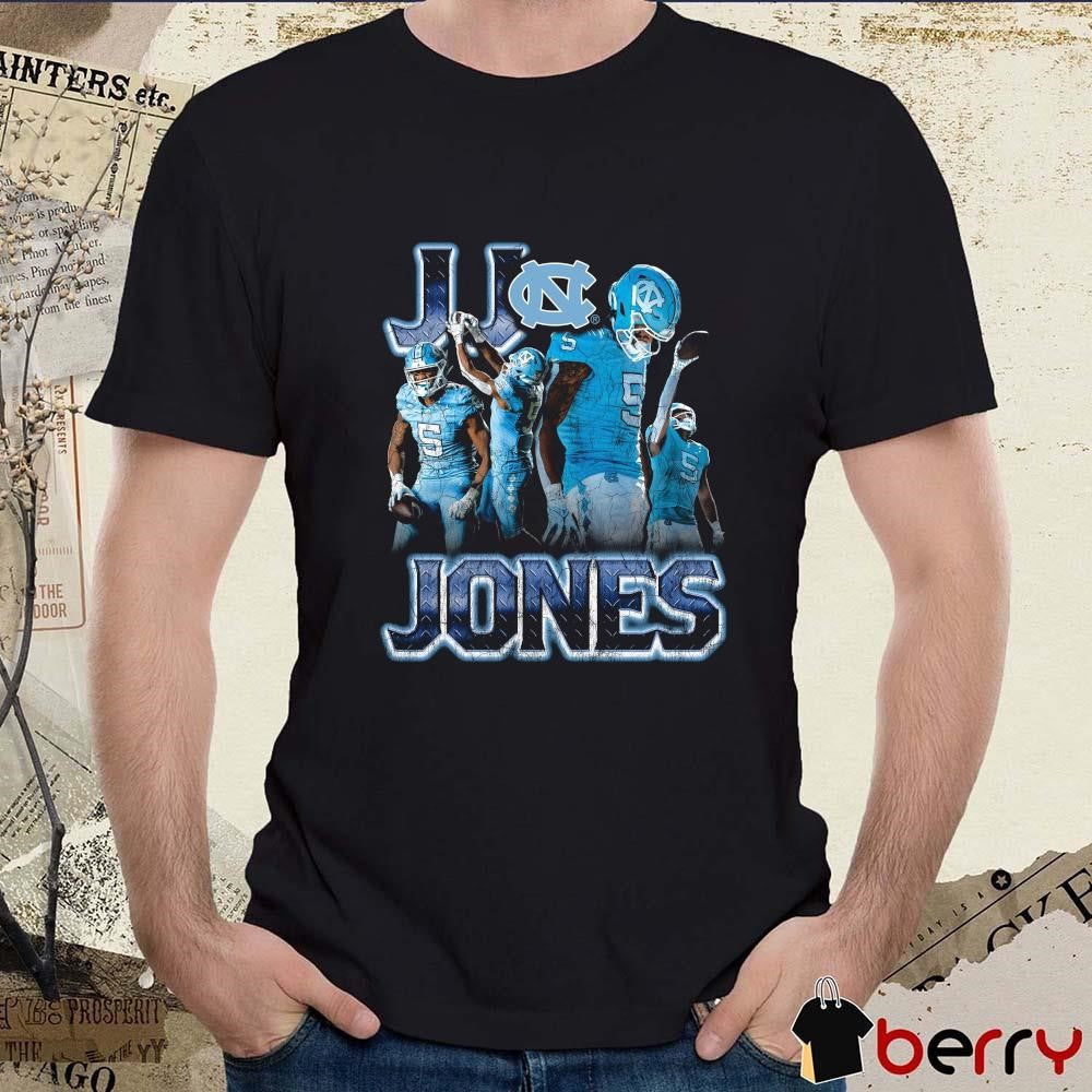 JJ Jones North Carolina Tar Heels Vintage Graphic t-shirt
