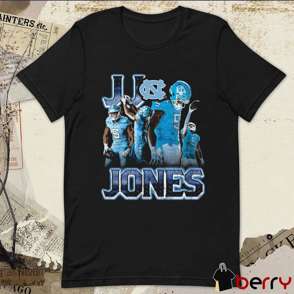 JJ Jones North Carolina Tar Heels Vintage Graphic t-shirt