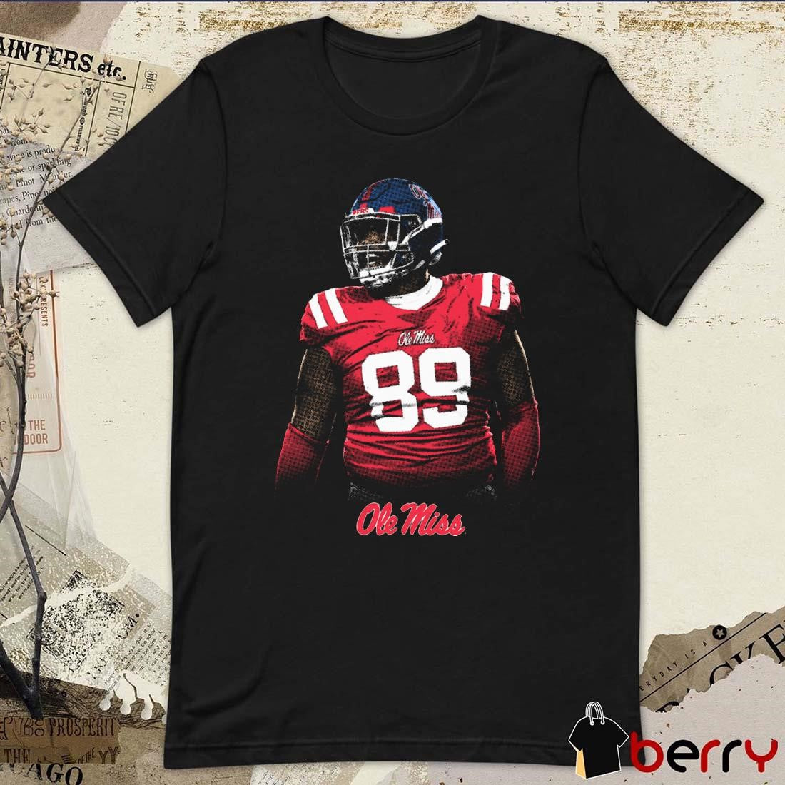 JJ Pegues #89 Ole Miss Rebels Graphic t-shirt