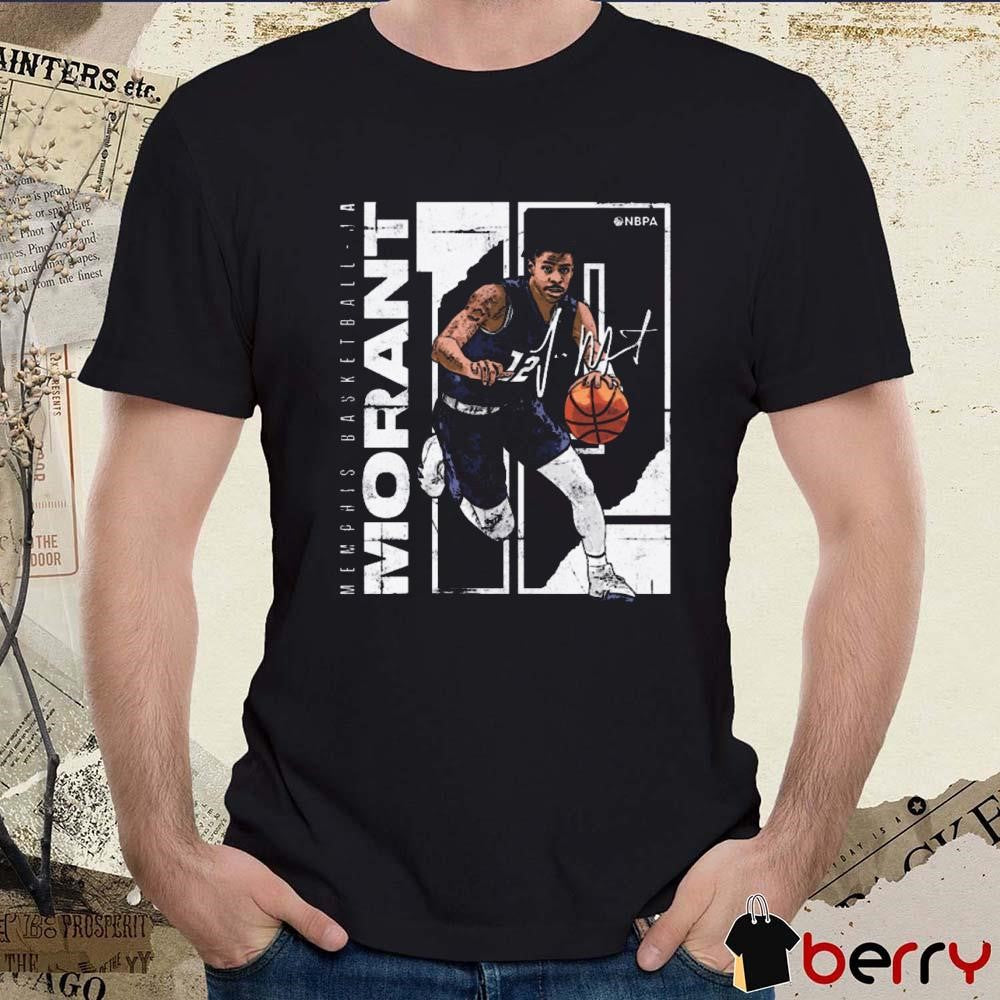 Ja Morant Memphis Grizzlies Basketball Stretch Signature t-shirt