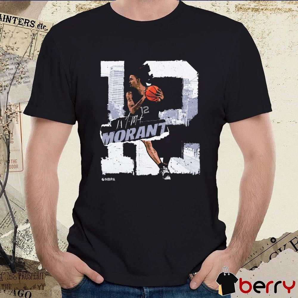 Ja Morant Memphis Grizzlies Rough Signature t-shirt