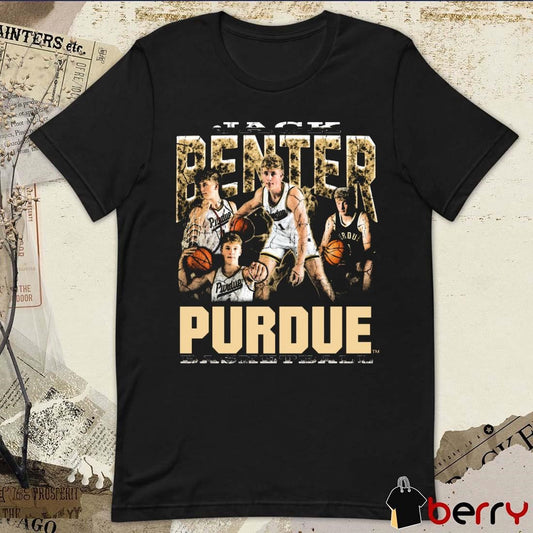Jack Benter Purdue Boilermakers Basketball 90s Graphic t-shirt