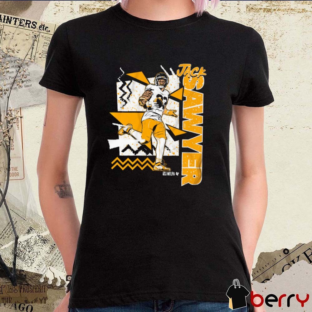 Jack Sawyer Pittsburgh Steelers 90s Style 2025 NFL Draft t-shirt