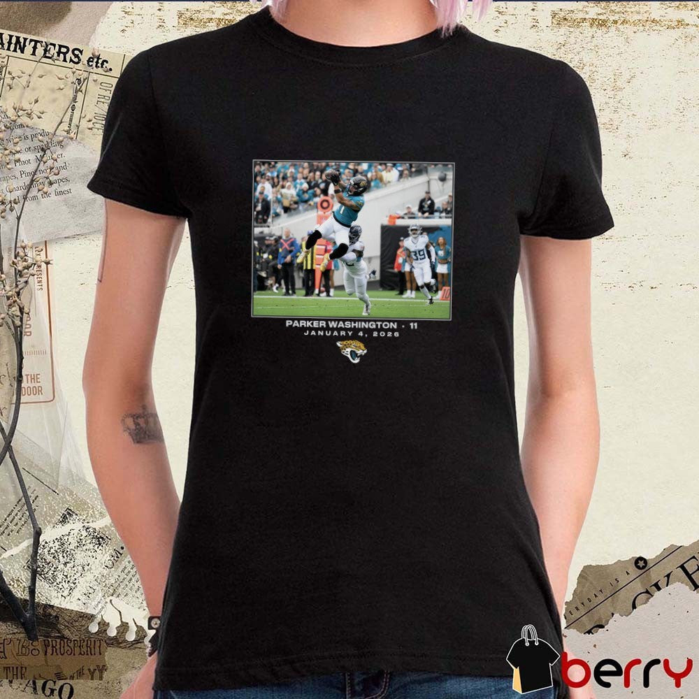 Jacksonville Jaguars Parker Washington NFL Flash Features Week 18 January 4 2026 t-shirt